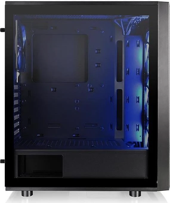 Thermaltake Versa J25 TG RGB, schwarz, Glasfenster