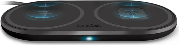 SBS Mobile Wireless Cradle 10W+10W schwarz