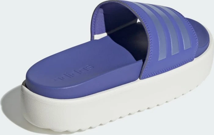 adidas Platform Adilette semi cobalt blue/blue spark metallic/core white (Damen)