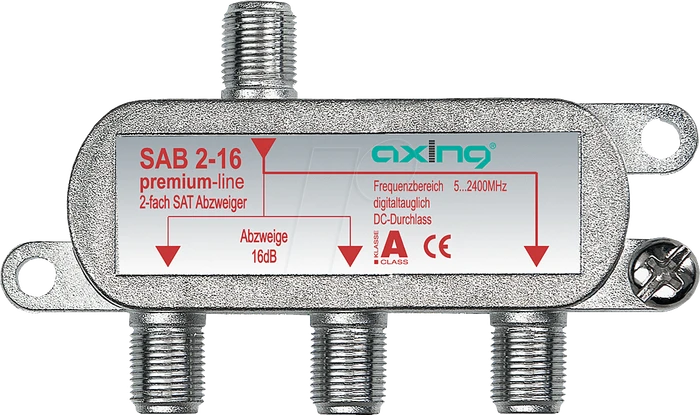 Axing SAB 2-12 2-fach SAT-Abzweiger
