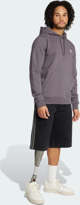 adidas Trefoil Essentials Hoodie grey strata (Herren)