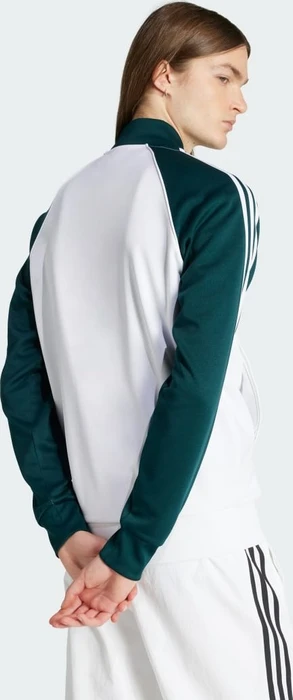 adidas Adicolor Classics SST Originals Trainingsjacke white/aurora ivy (Herren)