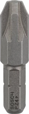 Bosch Professional Extra Hart Pozidriv Bit 1/4", PZ4x32mm, 25 Stück