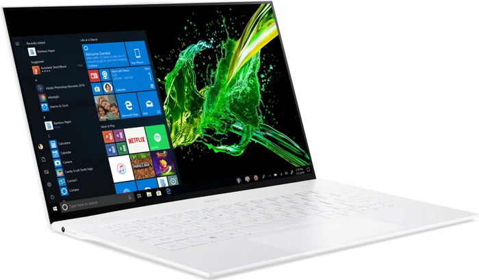 Acer Swift 7 SF714-52T-50QJ, weiß, Core i5-8200Y, 8GB RAM, 256GB SSD, DE