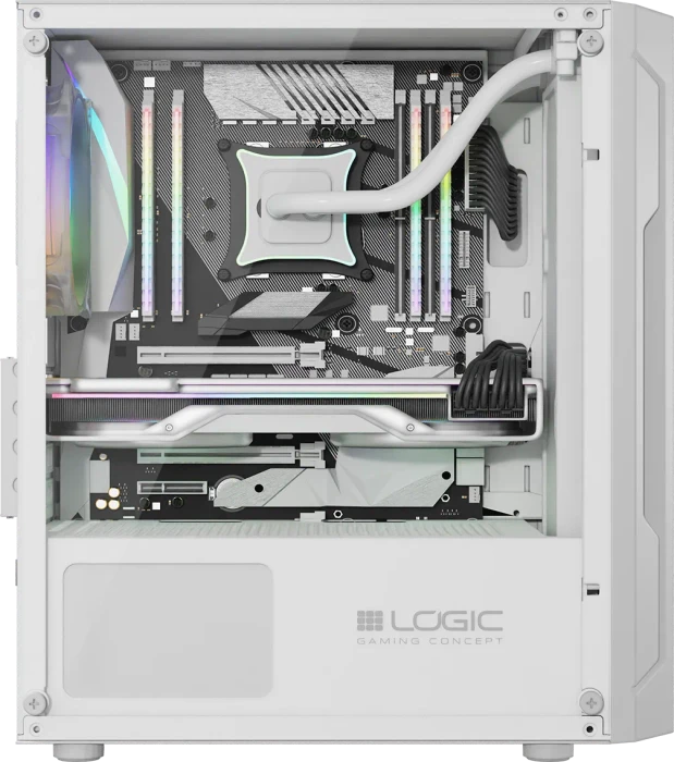 Logic Concept Aramis ARGB Mini White, Glasfenster