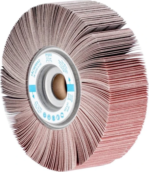 Pferd FR 16550/25.4 A 240 Lamellenschleifwalze K240, 165x50mm, 2 Stück