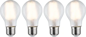 Paulmann Filament LED Birne E27 6.5W/827 matt, 4 Stück