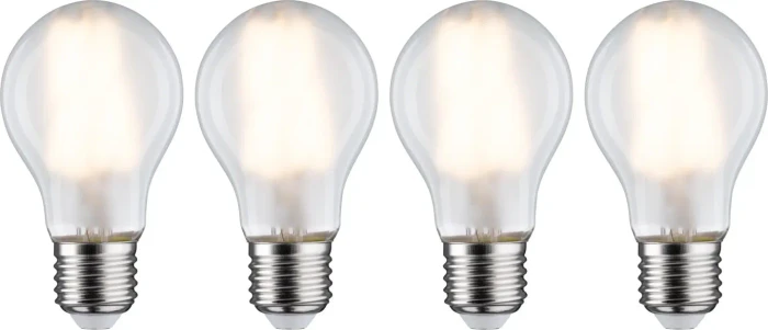 Paulmann Filament LED Birne E27 6.5W/827 matt, 4 Stück
