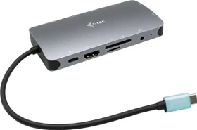 i-tec Metal Nano Dock, inkl. Netzteil, USB PD 100W, USB-C 3.0 [Stecker] (C31NANOVGA100)