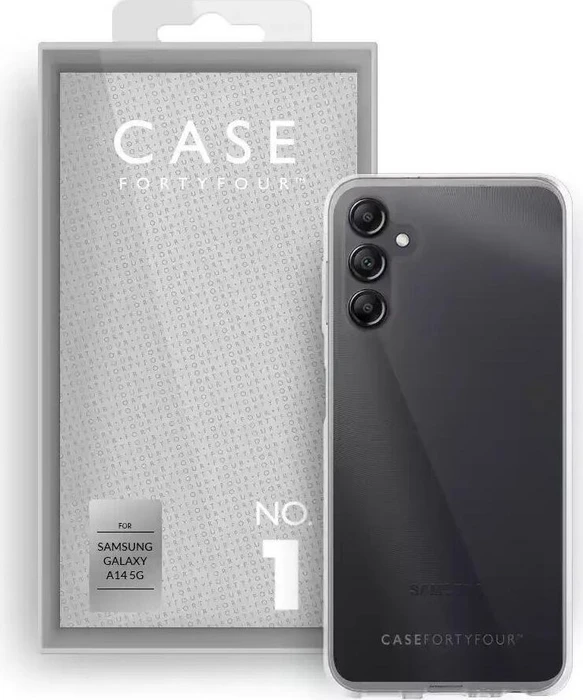 Case FortyFour No. 1 für Samsung Galaxy A14 5G transparent