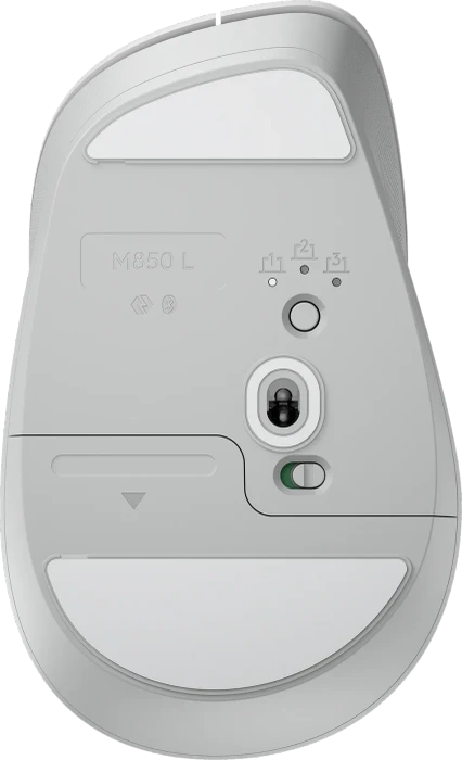 Logitech Signature Comfort Plus M850 L, Off-White, Logi Bolt, USB/Bluetooth