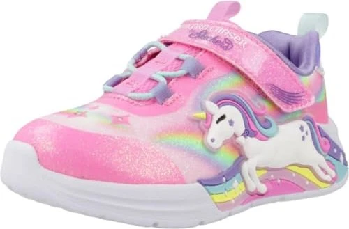 Skechers S-Lights: Unicorn Chaser rosa/mehrfarbig (Junior)