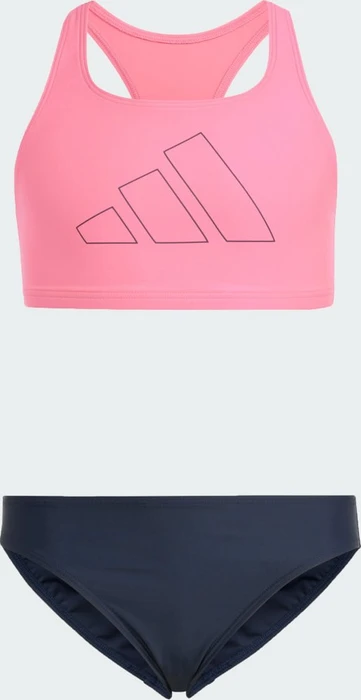 adidas Big Bars Bikini-Set lucid pink/legend ink (Junior)