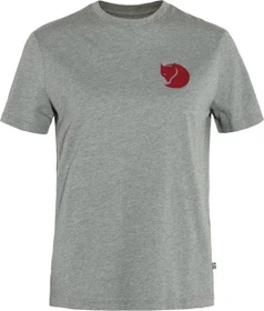 Fjällräven Fox Boxy Logo Funktionsshirt kurzarm grey melange (Damen)