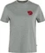 Fjällräven Fox Boxy Logo Funktionsshirt kurzarm grey melange (Damen) Vorschaubild