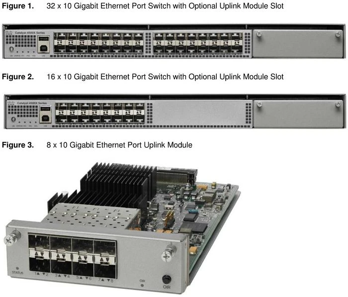Cisco Catalyst 4500-X, 8x 10GBase SFP+ Slot Modul