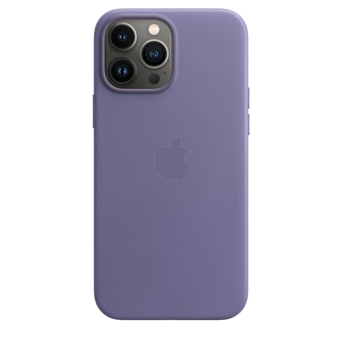 Apple Leder Case mit MagSafe für iPhone 13 Pro Max Wisteria