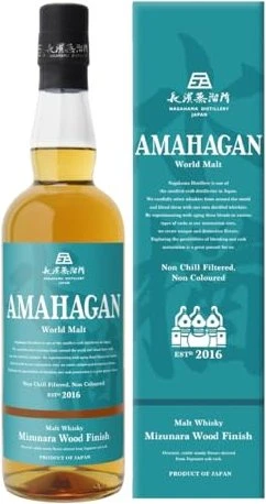 Amahagan World Malt Edition No.3 Mizunara Wood Finish 700ml