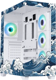 BitFenix CETO Premium Wave version, Glasfenster