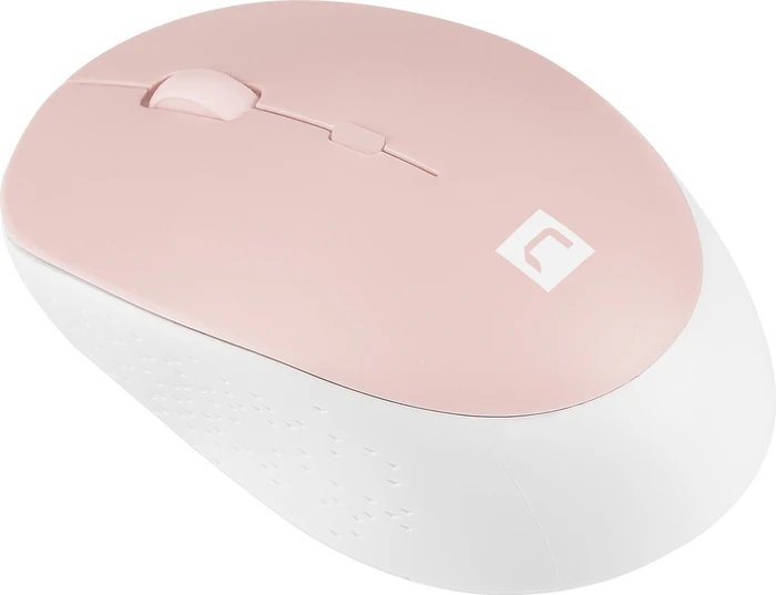 Natec Harrier 2 Wireless Mouse weiß/rosa, Bluetooth