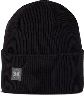 Buff Solid CrossKnit Mütze schwarz