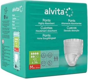 Alvita Inkontinenz Pants super Schutzhose Größe M, 14 Stück