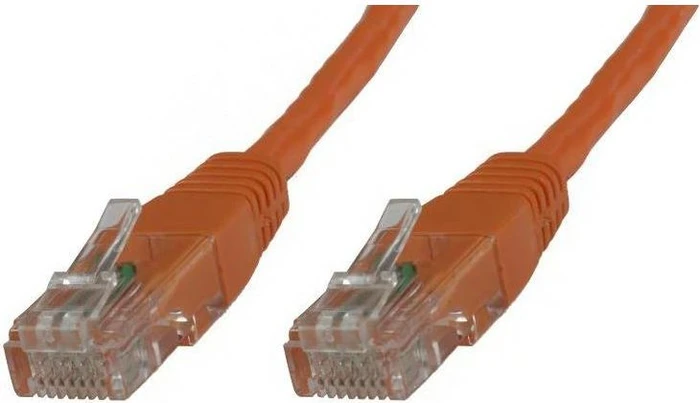 MicroConnect Patchkabel, Cat6, U/UTP, RJ-45/RJ-45, 0.25m, orange