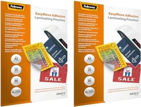 Fellowes Laminierfolien Admire EasyDisplay, A3, 2x 80µm, glänzend, 25 Stück