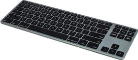 Matias Wireless Aluminium TKL Mac Keyboard, Space Gray, Bluetooth, UK (FK408BTB-UK)
