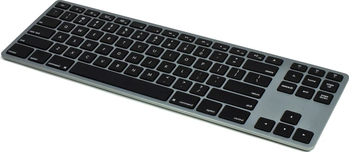 Matias Wireless Aluminium TKL Mac Keyboard, Space Gray, Bluetooth, UK
