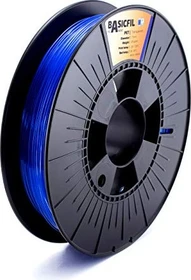 Basicfil PETG, transparent blue, Spule, 1.75mm, 500g