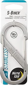 Nite Ize S-Biner Edelstahl Materialkarabiner 112x50mm silber