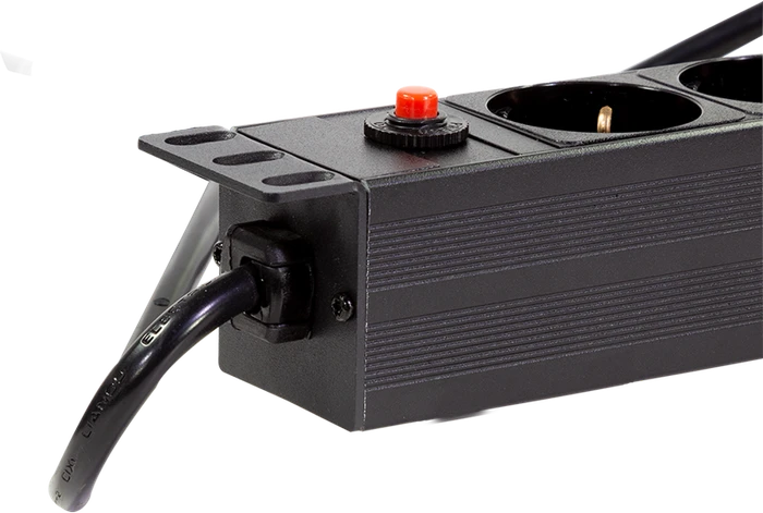 LogiLink Steckdosenleiste, 1HE, 8-fach, 230V, 2m
