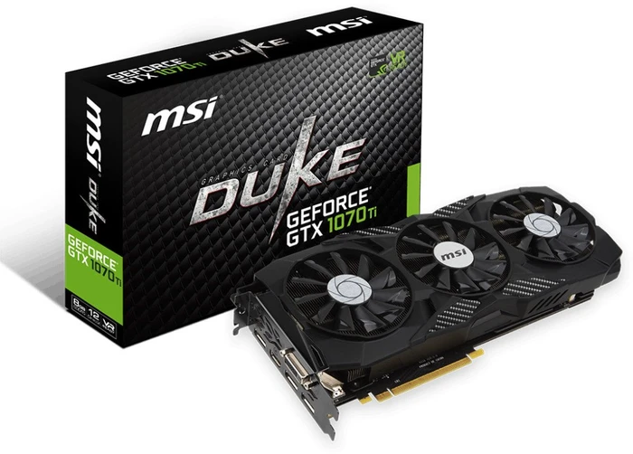 MSI GeForce GTX 1070 Ti Duke 8G, 8GB GDDR5, DVI, HDMI, 3x DP