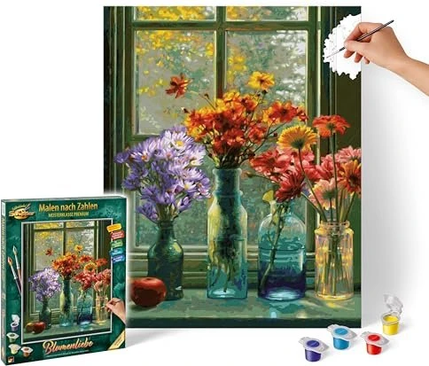 Schipper Arts & Crafts Malen nach Zahlen Blumenliebe