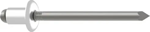 Gesipa A2 Edelstahl Flachrundkopf Blindniete 4.8x6mm, 500 Stück