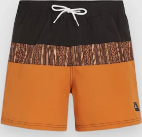 O'Neill Cali Block 15" Badeshorts orange pressed lines (Herren)