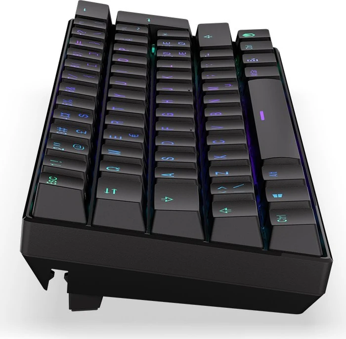 Endorfy Thock Compact Wireless Red, PBT, LEDs RGB, hot-swap, Kailh Box RED, USB/Bluetooth, ND