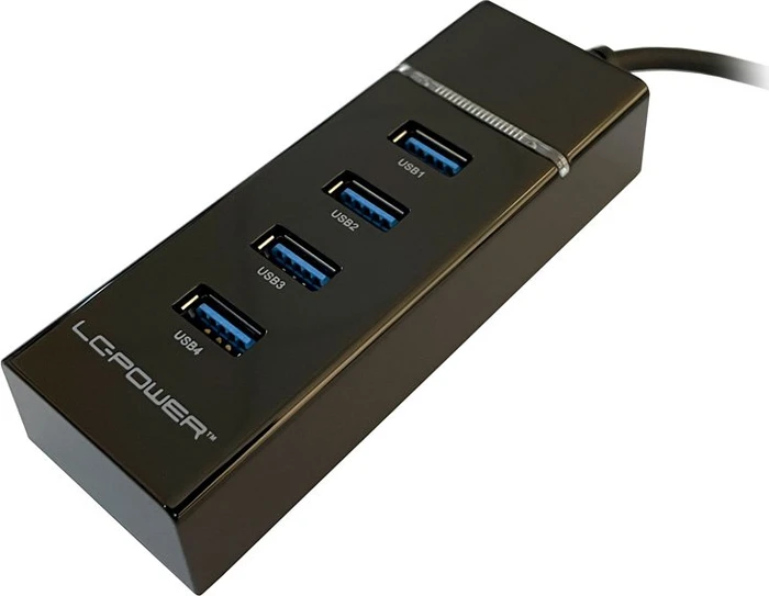LC-Power USB-Hub, 4x USB-A 3.0, USB-A 3.0 [Stecker]