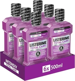 Listerine Total Care 6-in-1 Zahn-Schutz Mundwasser, 3l (6x 500ml)