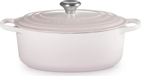 Le Creuset Signature Gusseisen Bräter oval 29cm 4.7l shell pink