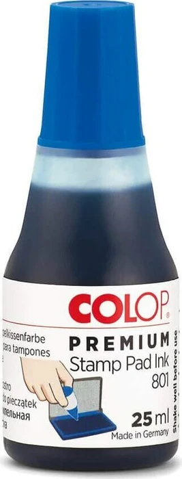 COLOP Kombibox Stempelkissen Set Micro 2 + Stempelfarbe 801, schwarz