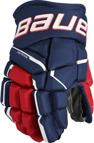 Bauer Supreme Mach Senior Handschuh navy/red/white
