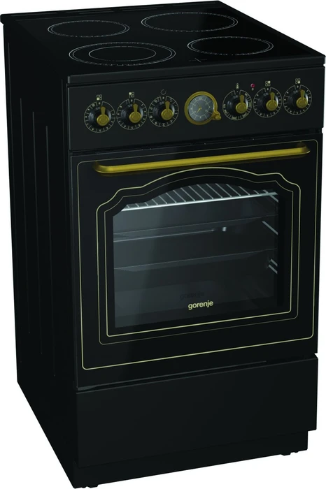 Gorenje EC52CLB Elektroherd mit Glaskeramik-Kochfeld