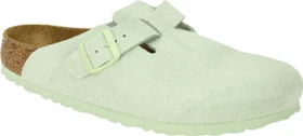 Birkenstock Boston Veloursleder faded lime