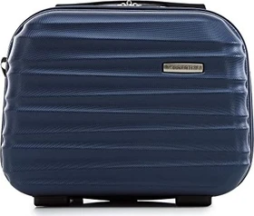 Wittchen Groove Line Beauty Case 30cm dunkelblau