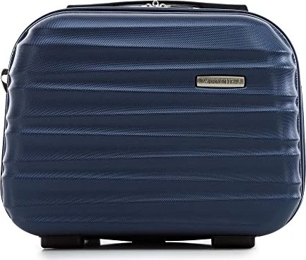 Wittchen Groove Line Beauty Case 30cm dunkelblau