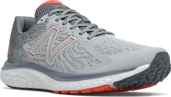 New Balance Fresh Foam 680v7 grey/ghost pepper/black (Herren)