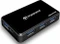 Transcend HUB3 USB-Hub, 4x USB-A 3.0, USB 3.0 Micro-B [Buchse] Vorschaubild