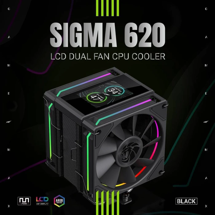 GameMax Sigma 620 BK, schwarz